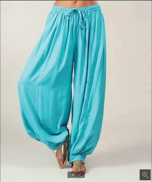 Urban Casual Premium Sense Women's Cotton Straight Pants Ladies Elegant Solid Color Casual Pants Harlem Pants.
