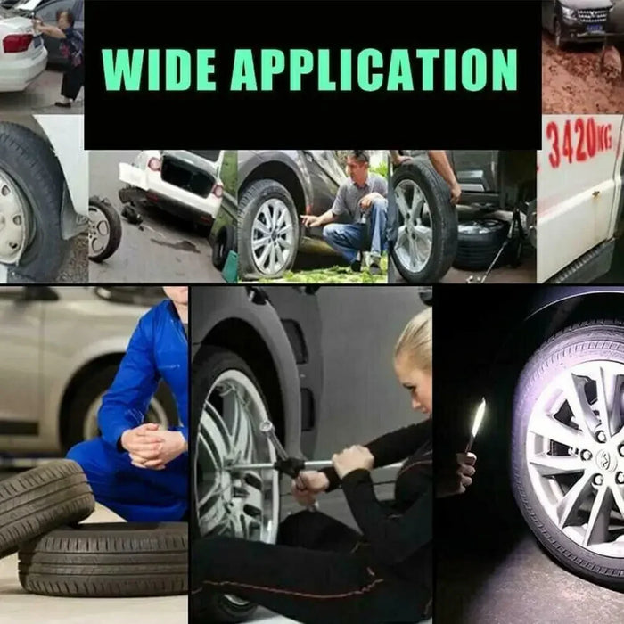 Tire Repair Nail Kit for Cars, Motorcycles, and Scooters - Rubber and Metal Sealant for Quick and Easy Puncture Fixing