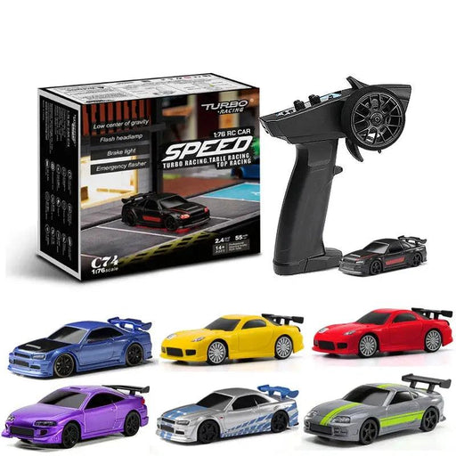 Turbo Racing 1:76 C64 C73 C72 C74 Drift RC Car With Gyro Radio Full Turbo Racing Drift RC Car with Gyro Control Other AliExpress Lacatang Shop 