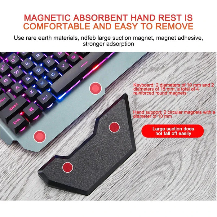 2024 618 teclado PRO Gaming Keyboard RGB LED Backlight Plug And Play White/Black Keyboard Ergonomic Design Waterproof Keycaps 2024 618 PRO Gaming Keyboard RGB LED, Waterproof, Ergonomic Design  Lacatang Shop Lacatang Shop 