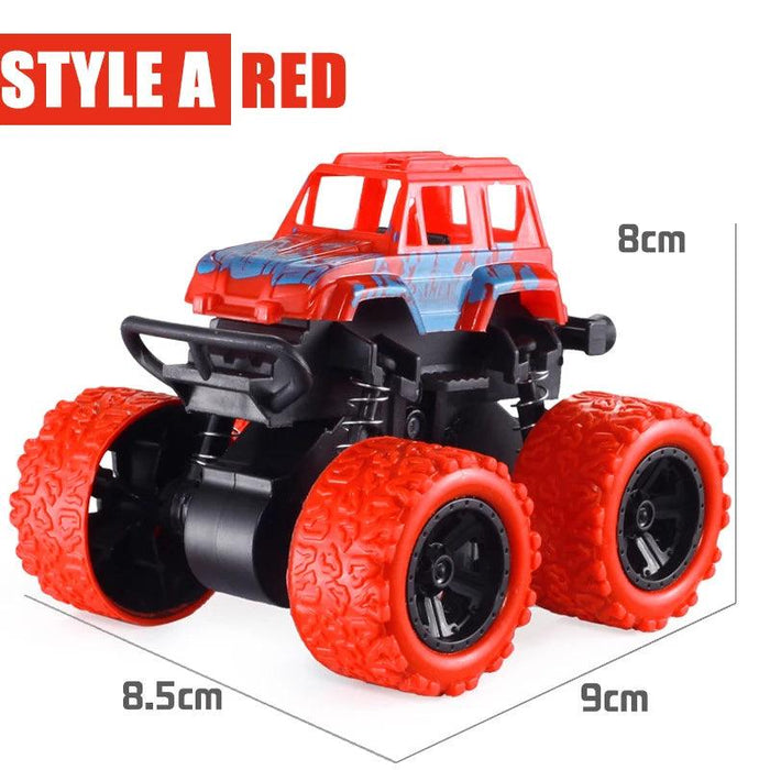 Pull Back Toy Car Inertial Rotation Car Four-wheel Drive Off-road Vehicle SUV Racing Power Car Children's Toy CarGift - Lacatang Shop