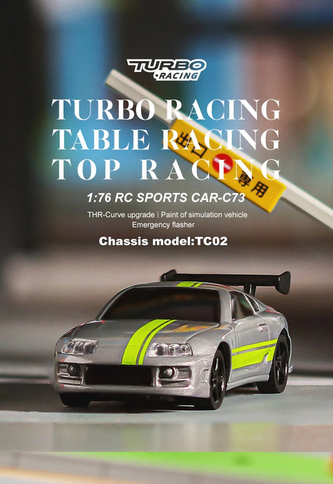 Turbo Racing 1:76 Scale RC Sport Car C72 C73 Table Game Racing Remote Control Mini Model Full Proportional RTR Kit Toys Turbo Racing 1:76 Scale RC Sport Car C72 C73 Table Game Racing Remote   Lacatang Shop Lacatang Shop 