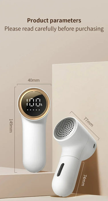 Xiaomi Electric Lint Remover Intelligent Digital Display USB Rechargeable Hairball Trimmer Portable Clothes Shaver 5 Gear Razor