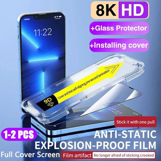 1-2Pc 8K High End Tempered Glass For IPhone 14 13 12 11 Pro Max XS MAX 12Pc 8K High End Tempered Glass For IPhone 14 13 12 11 Pro Max XS MAX  iphone accessories AliExpress Lacatang Shop 