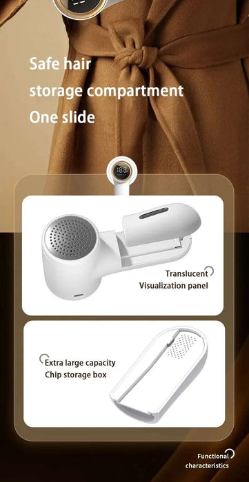 2024 New Digital Hair Ball Trimmer Exquisite And Portable Trimmer Long-lasting Instant Hair Removal Ball Depilator