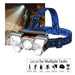 1pcs Rechargeable Headlamp, Portable 5LED Headlight Torch, Portable - Lacatang Shop