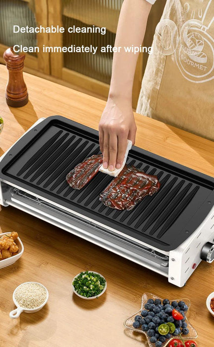 DMWD Smokeless Electric Barbecue  Raclette Pan BBQ Teppanyaki Grill DMWD Smokeless Electric Barbecue  Raclette Pan BBQ Teppanyaki Grill -  Other AliExpress Lacatang Shop 