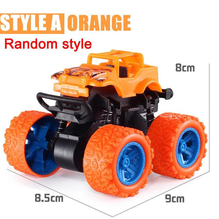 Pull Back Toy Car Inertial Rotation Car Four-wheel Drive Off-road Vehicle SUV Racing Power Car Children's Toy CarGift - Lacatang Shop