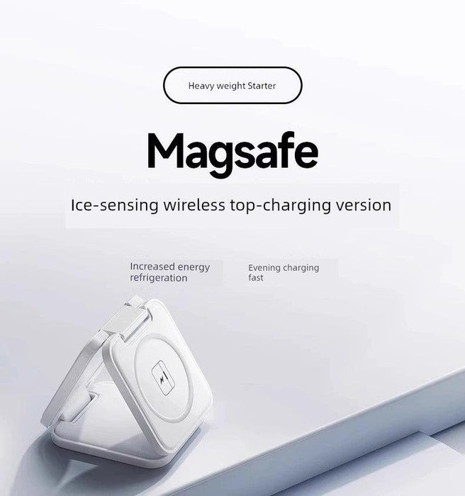 MagSafe Three-in-One Wireless Charger for Apple 15promax Mobile Phone Magnetic Iphone14/13/12 Watch AppleWatch Base Iwatchs9 Bracket Two-in-One Qi2 MagSafe Three-in-One Wireless Charger for Apple 15promax Mobile Phone   AliExpress Lacatang Shop 