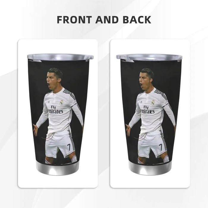 CR7-Cristiano 20oz Stainless Steel Insulated Thermal Coffee Car Cup Cold Hot Mugs Vacuum Flask 
Stay Energized with CR7-Cristiano's 20oz Insulated Coffee Cup, Keep Beverages Hot or Cold Anywhere!  Lacatang Shop Lacatang Shop 