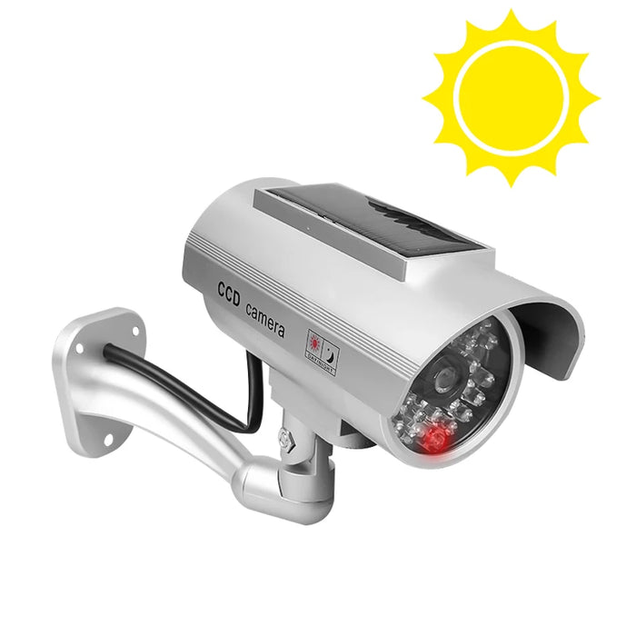 Simulation Solar Camera Fake Camera Outdoor CCTV Surveillance Simulation Fake Camera Waterproof And Safe Home Flashing LED Light 

Boost Home Security with Our Solar-Powered Simulation Fake Camera | Waterproof CCTV with Flashing Light   Lacatang Shop Lacatang Shop 