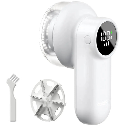 coldSky Electric Lint Remover Rechargeable Lint Remover Clothes Sweater Defuzzer Intelligent Digital Display Lint Shaver Trimmer.