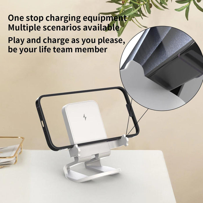 Wireless Charger 15W Suitable for iPhone Wireless Fast Charging Horizontal Vertical Dual-Purpose Phone Holder Desktop base Wireless Charger 15W Suitable for iPhone Wireless Fast Charging   Lacatang Shop Lacatang Shop 