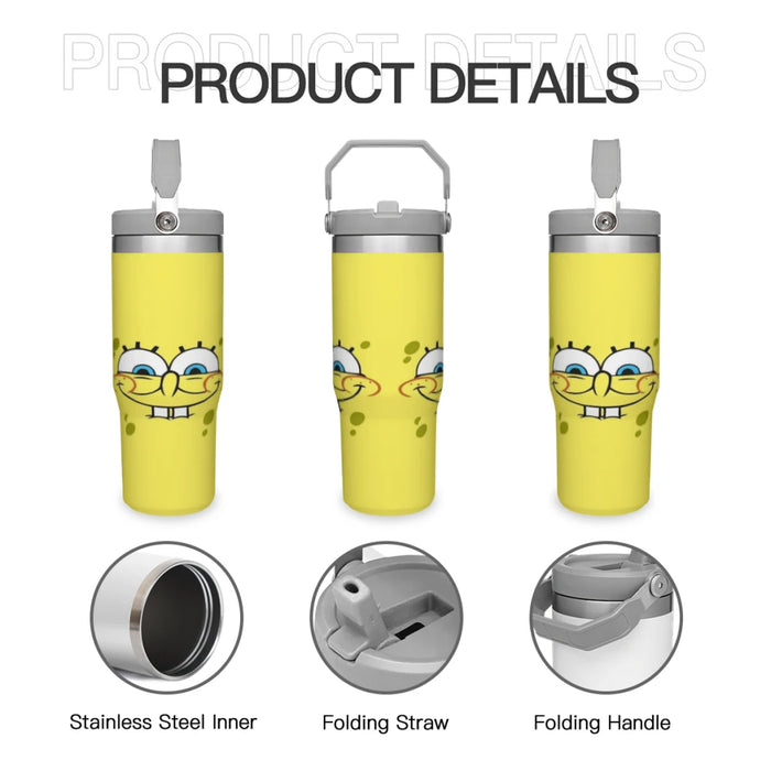 SpongeBob SquarePants 30 oz Portable Car Cup Stainless Steel Insulated Tumblers Travel  Mug
Stay Hydrated with SpongeBob SquarePants 30 oz Stainless Steel Tumbler - Perfect for Travel!   Lacatang Shop Lacatang Shop 