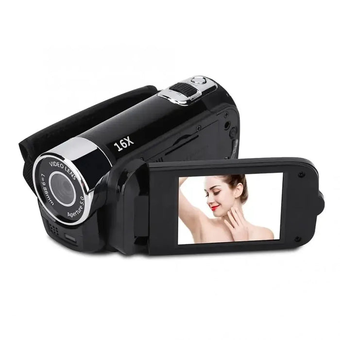 Mini Children's Digital Camera 270 Degree Rotation Screen HD 2MP Kids Birthday Christmas Gift Portable Photo Video Camcorder