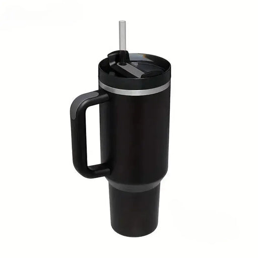 40oz 304  Straw For Sport Stainless Steel Insulated Water Bottle Thermal Coffee Car Cup Cold Hot Mugs Vacuum Flask With Handle 40oz 304  Straw For Sport Stainless Steel Insulated Water Bottle   Lacatang Shop Lacatang Shop 