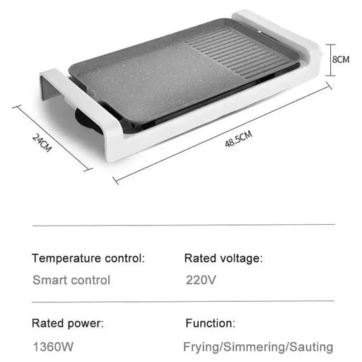 Split Type Household Smokeless Barbecue Machine Non-stick Electric Split Type Household Smokeless Barbecue Machine Non-stick Electric -  Other AliExpress Lacatang Shop 