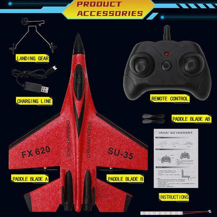 RC Foam Aircraft SU-35 Plane 2.4G Radio Control Glider Remote Control RC Foam Aircraft SU35 Plane 2.4G Radio Control Glider Remote Control  Other AliExpress Lacatang Shop 