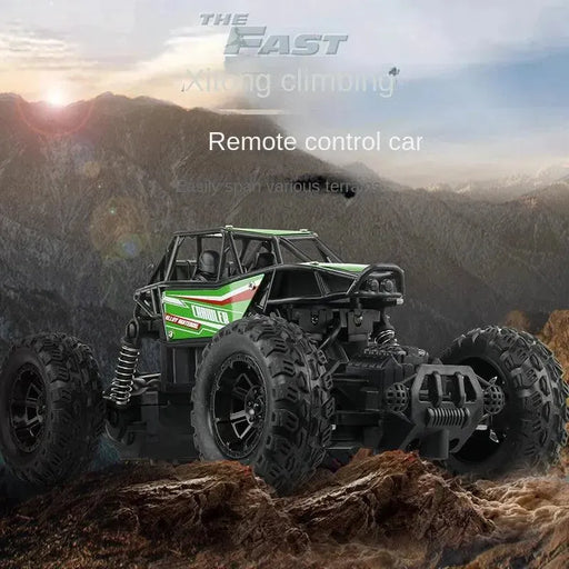 Large remote-controlled off-road vehicle, four-wheel drive, high-speed racing, climbing car, children's boy toy - Lacatang Shop