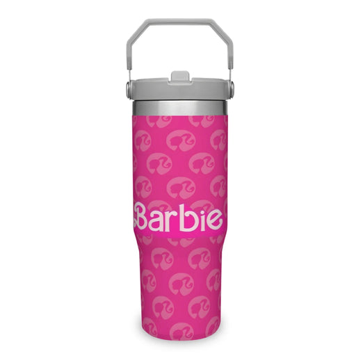 Portable Car Cup Barbie Stainless Steel 304 Tumbler Water Bottle 30oz/900ml Barbie 30oz Portable Stainless Steel Tumbler Car Water Bottle  Lacatang Shop Lacatang Shop 