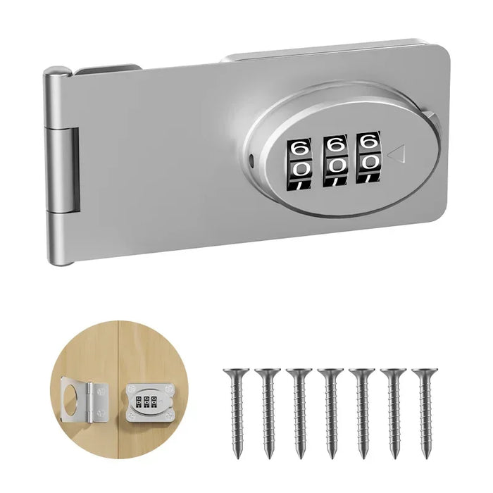 Child Safety Cabinet Lock - Metal Drawer Security Lock for Refrigerators and Cabinets