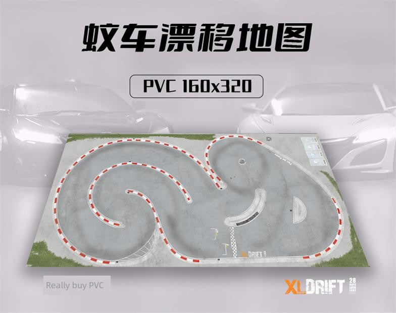 Jingshang Mini Drift Racing Track Professional PVC Play Map