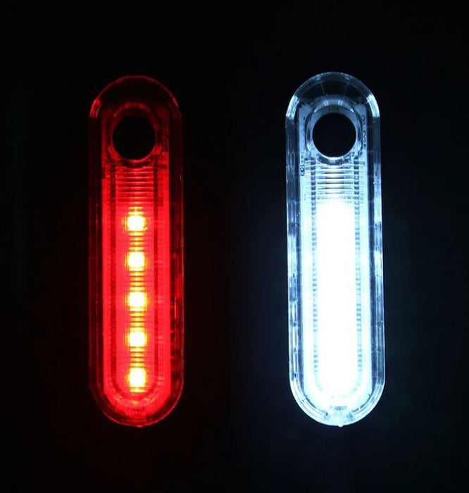 USB Rechargeable Bright Red LED Bicycle Tail Light - 4 Lighting Modes for Enhanced Cycling Safety at Night