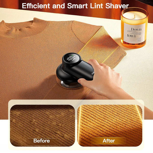 coldSky Electric Lint Remover Rechargeable Lint Remover Clothes Sweater Defuzzer Intelligent Digital Display Lint Shaver Trimmer ColdSky Rechargeable Lint Remover with Intelligent Digital Display  Lacatang Shop Lacatang Shop 