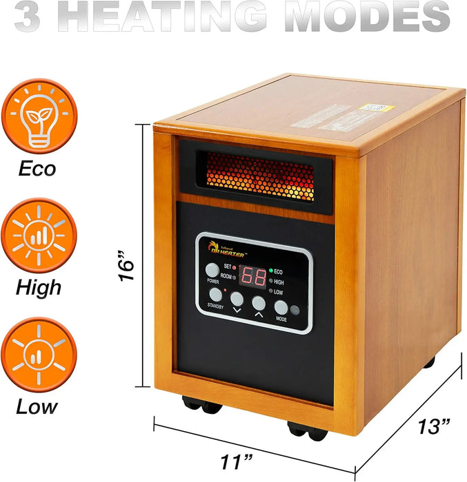 Infrared Heater Portable Space Heater, Original, 1500-Watt, Cherry (Pack of 1) Infrared Heater Portable Space Heater, Original, 1500-Watt, Cherry   Lacatang Shop Lacatang Shop 