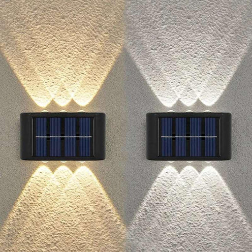 6LED Solar Lights, Outdoor Waterproof Atmosphere Wall Lamp,Up And Down - Lacatang Shop