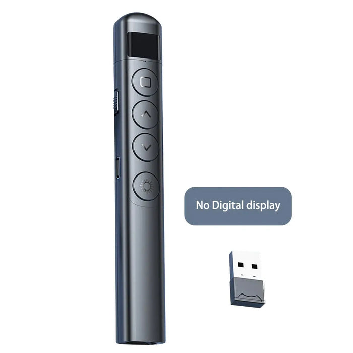 Wireless Presenter Red Laser Page Turning Pen 2.4G Volume Remote Control PPT Presentation USB PowerPoint Pointer Mouse