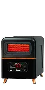 Infrared Heater Portable Space Heater, Original, 1500-Watt, Cherry (Pack of 1)