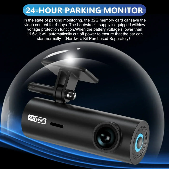 4K Car Dash Cam DVR Recorder Auto Recorder APP Control Black Box WIth 4K Car Dash Cam DVR Recorder Auto Recorder APP Control Black Box WIth  Other AliExpress Lacatang Shop 