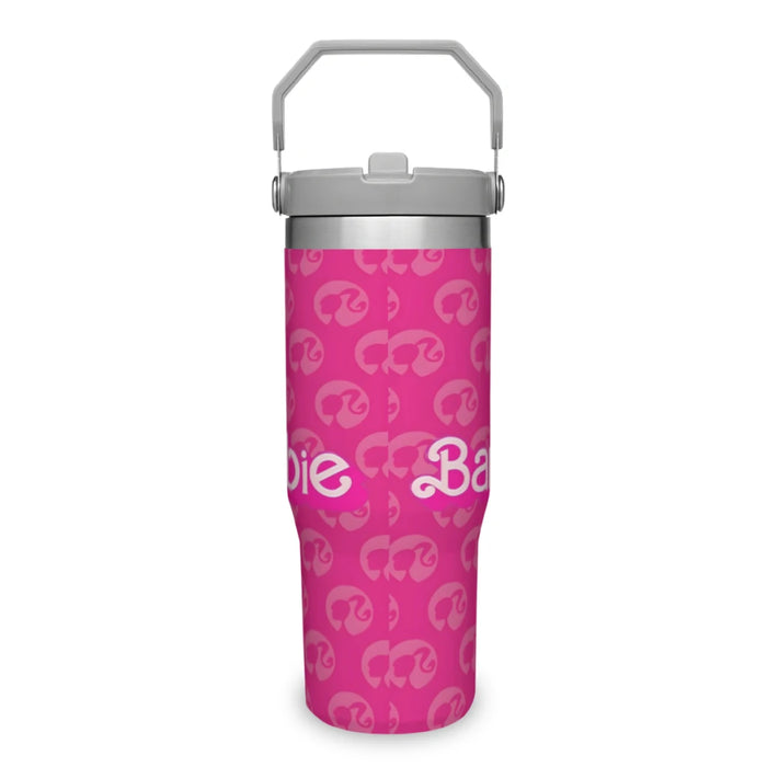 Portable Car Cup Barbie Stainless Steel 304 Tumbler Water Bottle 30oz/900ml Barbie 30oz Portable Stainless Steel Tumbler Car Water Bottle  Lacatang Shop Lacatang Shop 