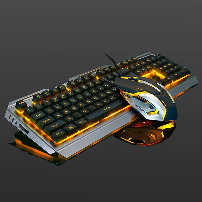 Mechanical Keyboard Gaming Keyboard Wired Game Mouse USB Gamer Keyboard RGB Light Backlit for Computer PC Laptop and Mouse Set 

Maximize Your Gaming Experience with RGB Backlit Mechanical Keyboard and Wired Gamer Mouse Set for PC/Mac/Laptop  Lacatang Shop Lacatang Shop 