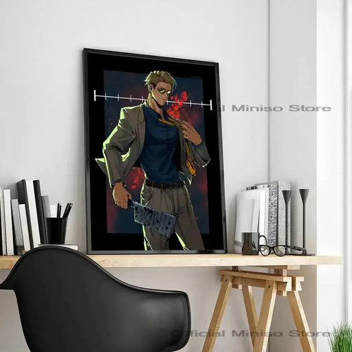 Kento Nanami Jujutsu Kaisen Classic Movie Poster - Waterproof Self-Adhesive Wall Decor Sticker for Coffee Houses and Bars Kento Nanami Jujutsu Kaisen Classic Movie Poster - Waterproof   Lacatang Shop Lacatang Shop 