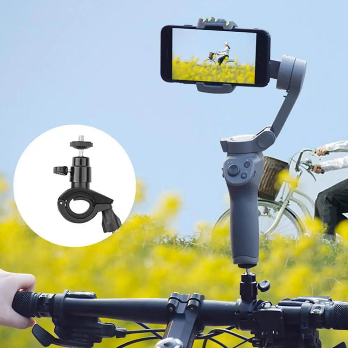 Phone Holder Motorcycle Mobile Cellphone Holder Gimbal Camera Bicycle Mount Stand Bracket Stabilizer for DJI OSMO Mobile 2/3 

Dual Mount Stabilizer for DJI OSMO Mobile 2/3: Perfect for Phones, Cameras & More!  Lacatang Shop Lacatang Shop 