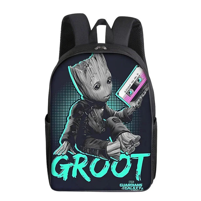 Groot Marvel Cartoon Backpack - Stylish School Bag for Students, Perfect Gift for Kids and Adults Groot Marvel Cartoon Backpack - Stylish School Bag for Students,   Lacatang Shop Lacatang Shop 