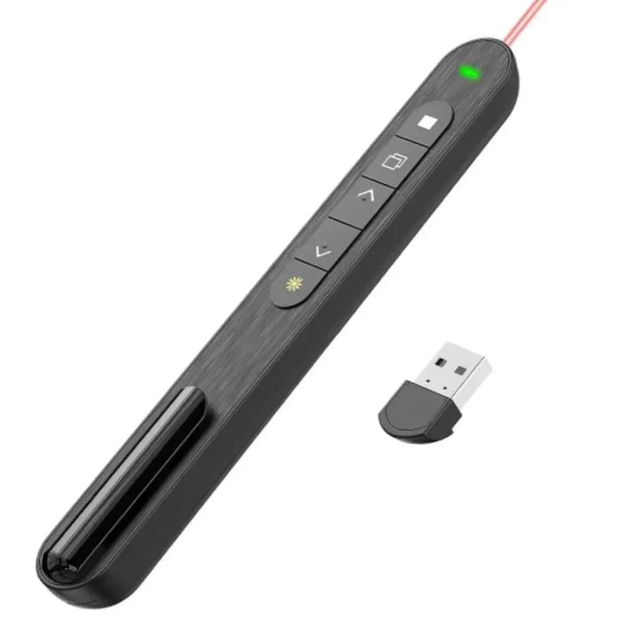 New 2.4G RF Wireless Presenter Red Laser Page Turning Pen Volume Remote Control PPT Presentation USB PowerPoint Pointer Mouse