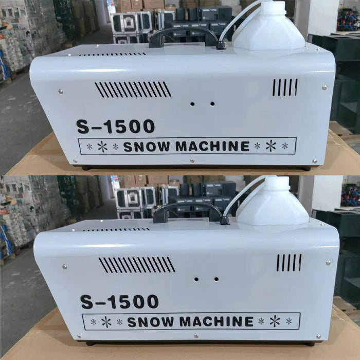 2024 New Arrival Remote1500W Snow Machine for Wedding DJ Club Theater Party Christmas Stage Dance Event - Lacatang Shop