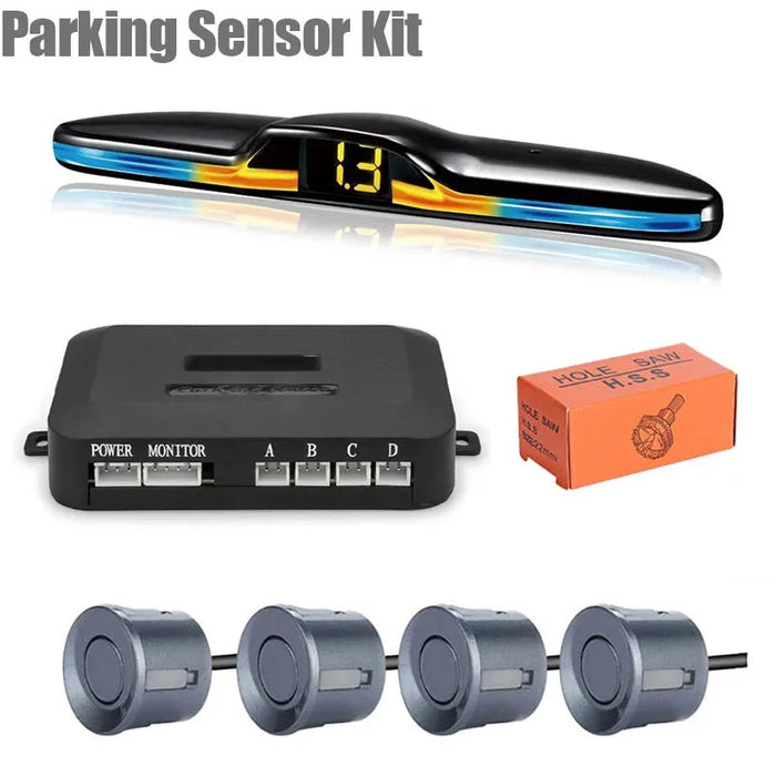 New LED Parking Sensor System Backlight Parktronic Monitor Display Kit Backup Detector Assistant 4 Probes 

Enhance Your Parking Experience with LED Parking Sensor System - Backlight Display - 4 Probes  Lacatang Shop Lacatang Shop 