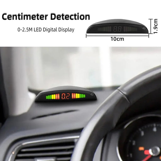 HIPPBQCC Car Parking Sensors Parking Kit LED Display 22mm 4Sensors Backlight Reverse Backup Radar Monitoring System 4 Colors 12V 

Enhance Safety and Convenience with HIPPBQCC Car Parking Sensors & Kit LED Display: 4 Sensors, 4 Colors, Backlight Radar System   Lacatang Shop Lacatang Shop 