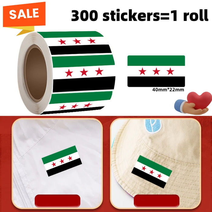 Funny Sticker Flag Map Of Syria Car Party Supplies Arab Republic Syria Three Star Flag Stainless Steel Thermos Cup Party Sticker