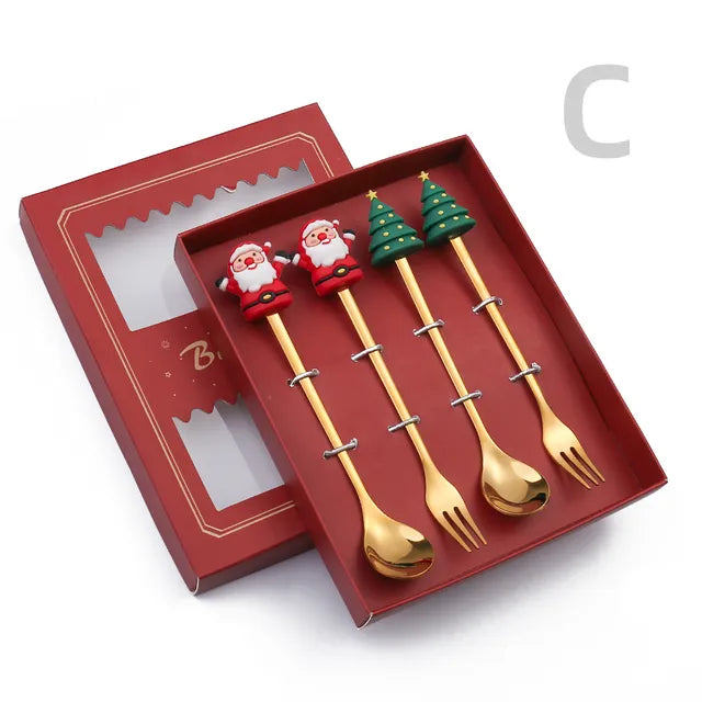 Festive Holiday Dining Cutlery Collection Festive Holiday Dining Cutlery Collection - Lacatang Shop  Lacatang Shop Lacatang Shop 