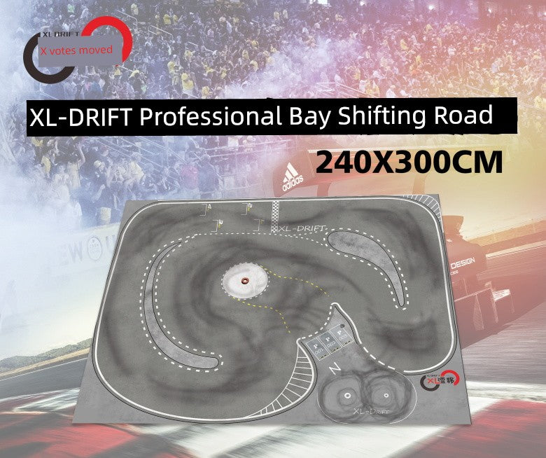 Jingshang Mini Drift Racing Track Professional PVC Play Map