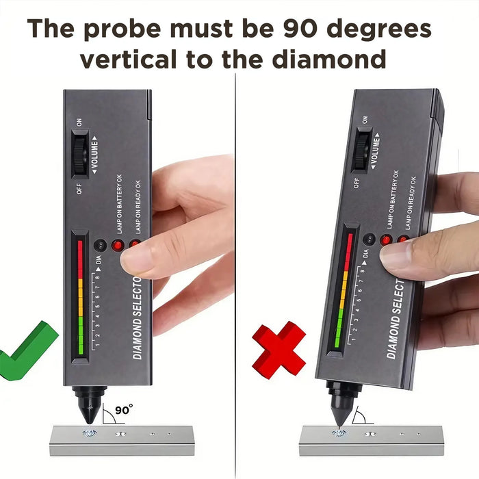 STONEGO Thermal Conductor Diamond Pen Hardness Tester Detecting The Authenticity of Diamonds Jadeite Jade Portable Test Tool STONEGO Thermal Conductor Diamond & Jadeite Hardness Tester Tool  Lacatang Shop Lacatang Shop 