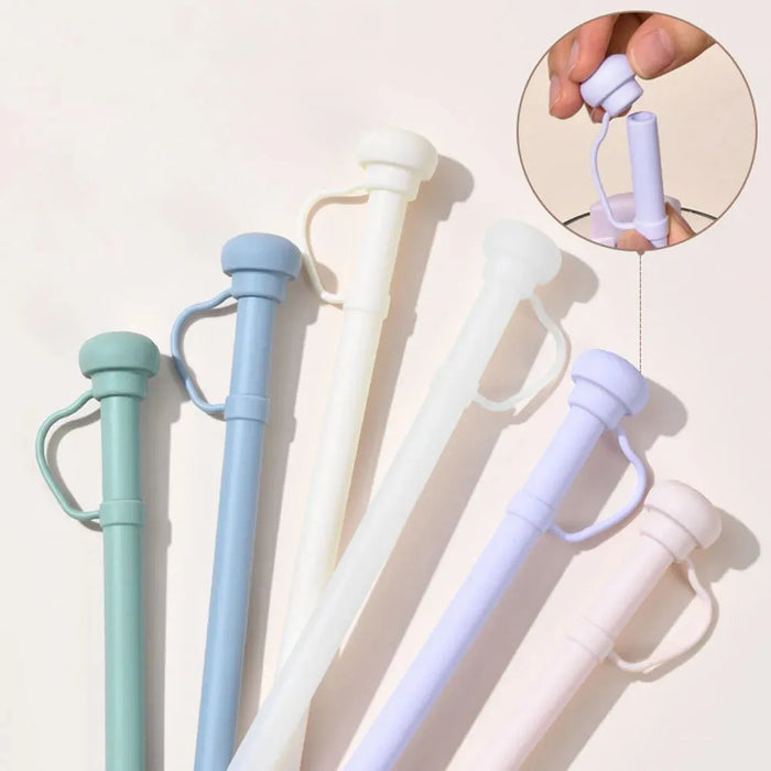 Eco-Friendly Silicone Straw with Dust Cap for Tumblers - Lacatang Shop