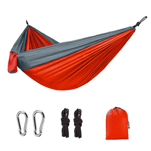 270x140cm Portable Hammocks Nylon Color Parachute Fabric Single and Double Size Outdoor Camping Hiking Garden Hammock 

Discover the Ultimate Outdoor Experience: 270x140cm Portable Parachute Hammock for Camping, Hiking, and More!   Lacatang Shop Lacatang Shop 