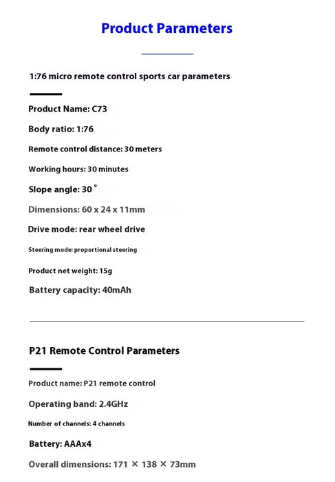 Turbo Racing 1/76 C71 C72 Drift Rc Car With Gyro Radio Full Proportional Remote Control Toys Rtr Table Toy Collection Model