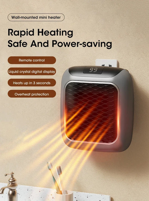 Electric Heater Home Appliance Heating Furnace Portable Heater Plug-in Room Heater Mini Radiator Remote Heating 500W 

Efficient 500W Portable Heater with Remote for Instant Warmth in Any Room | Electric Heating Furnace  Lacatang Shop Lacatang Shop 